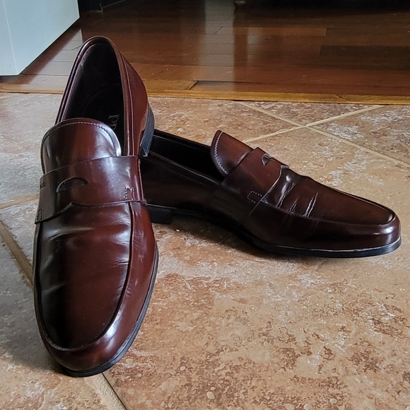 PRADA Penny Brown Loafer Size 8.5 - Picture 1 of 16